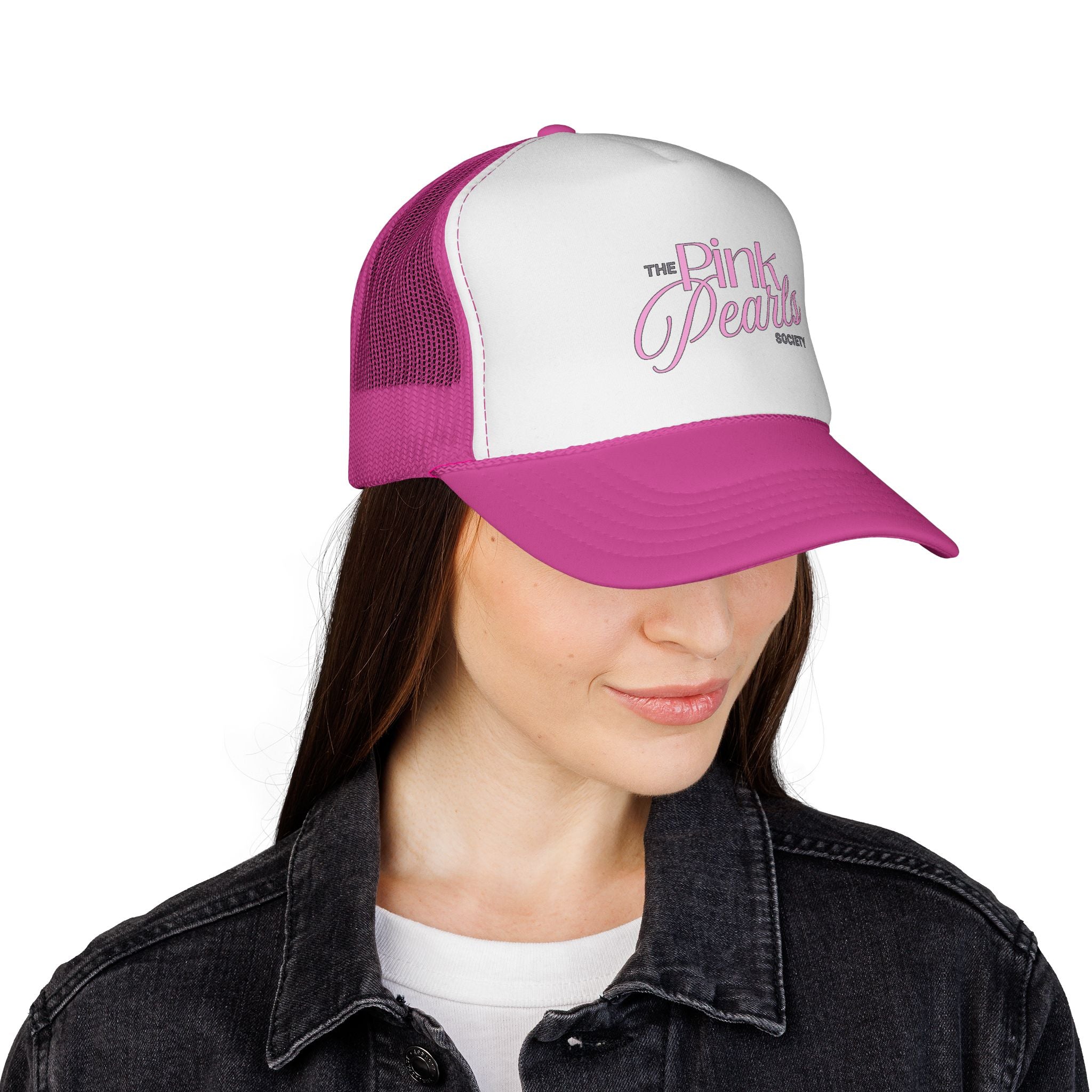 Trucker Cap — The Pink Pearls Society Embroidered Mesh Hat