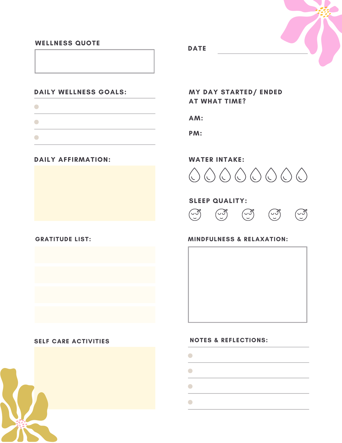 Wellness Journal