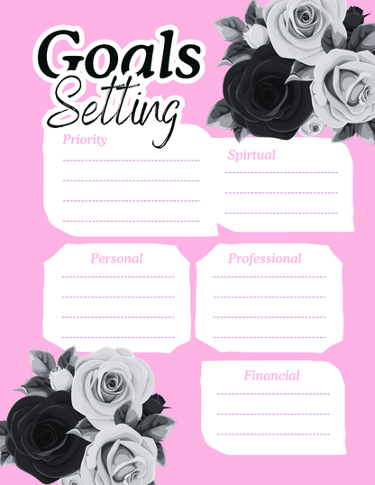 Glow Up Daily Mindset Journal