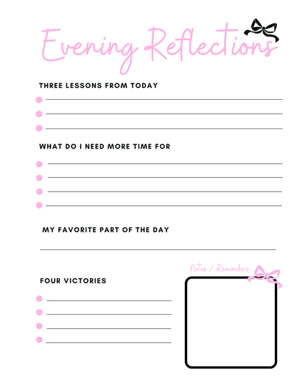 Glow Up Daily Mindset Journal
