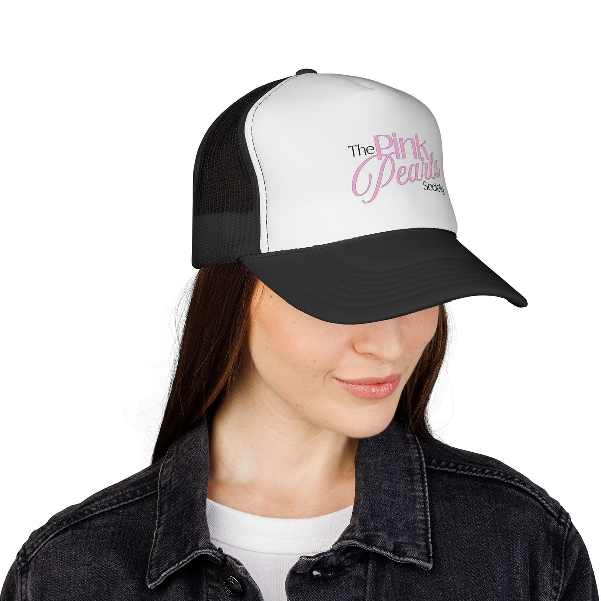 The Pink Pearls Society Hat